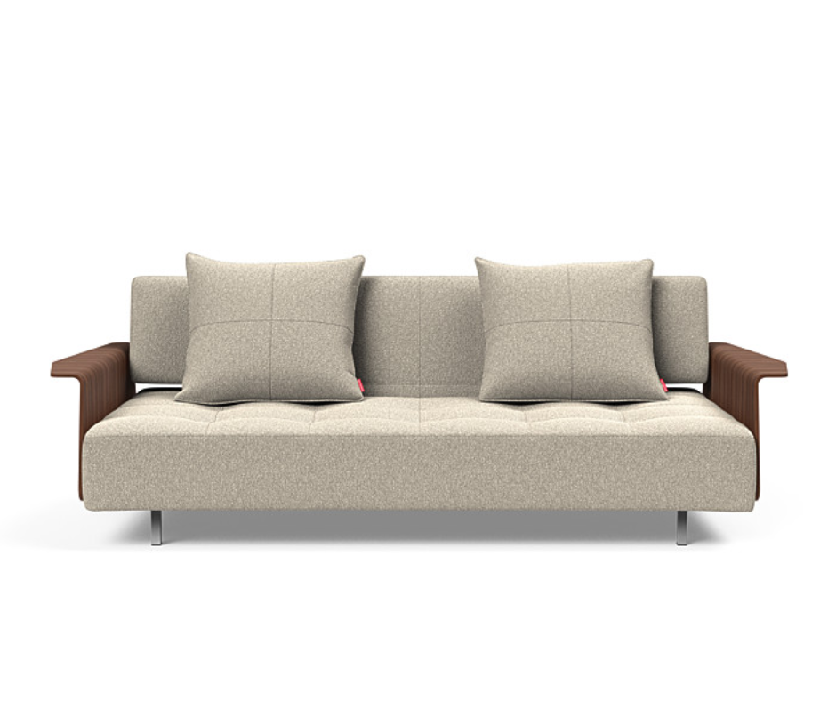 Canapea extensibila cu brate Long Horn D.E.L. Bouclé Beige