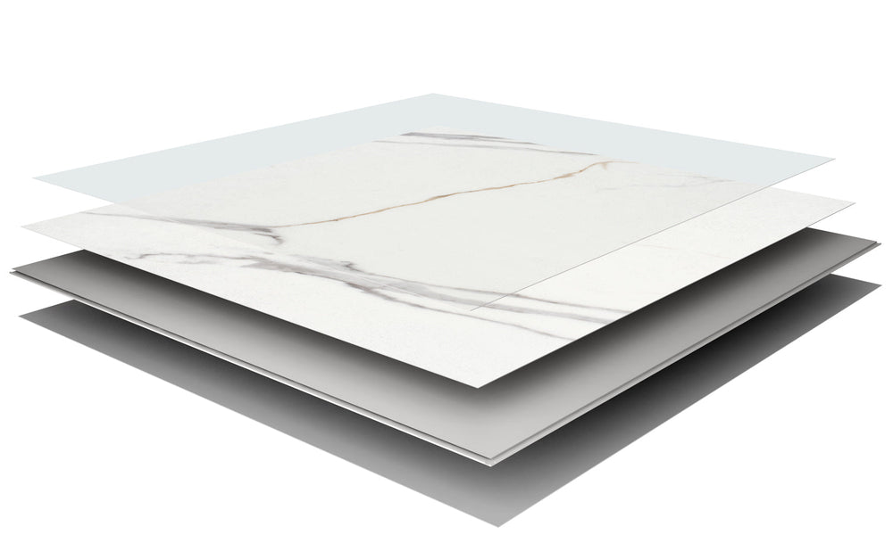 Pardoseala SPC Stone VOX 60x60 Calacatta White, 1 cutie 1.44 mp VOX Profile