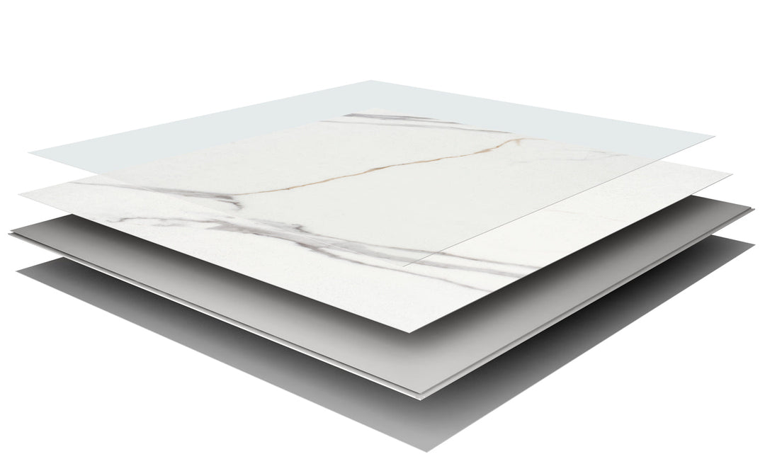 Pardoseala SPC Stone VOX 60x60 Calacatta White, 1 cutie 1.44 mp VOX Profile