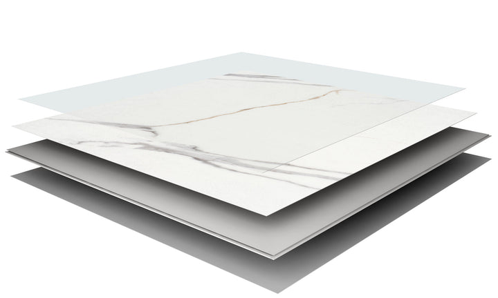 Pardoseala SPC Stone VOX 60x60 Calacatta White, 1 cutie 1.44 mp VOX Profile