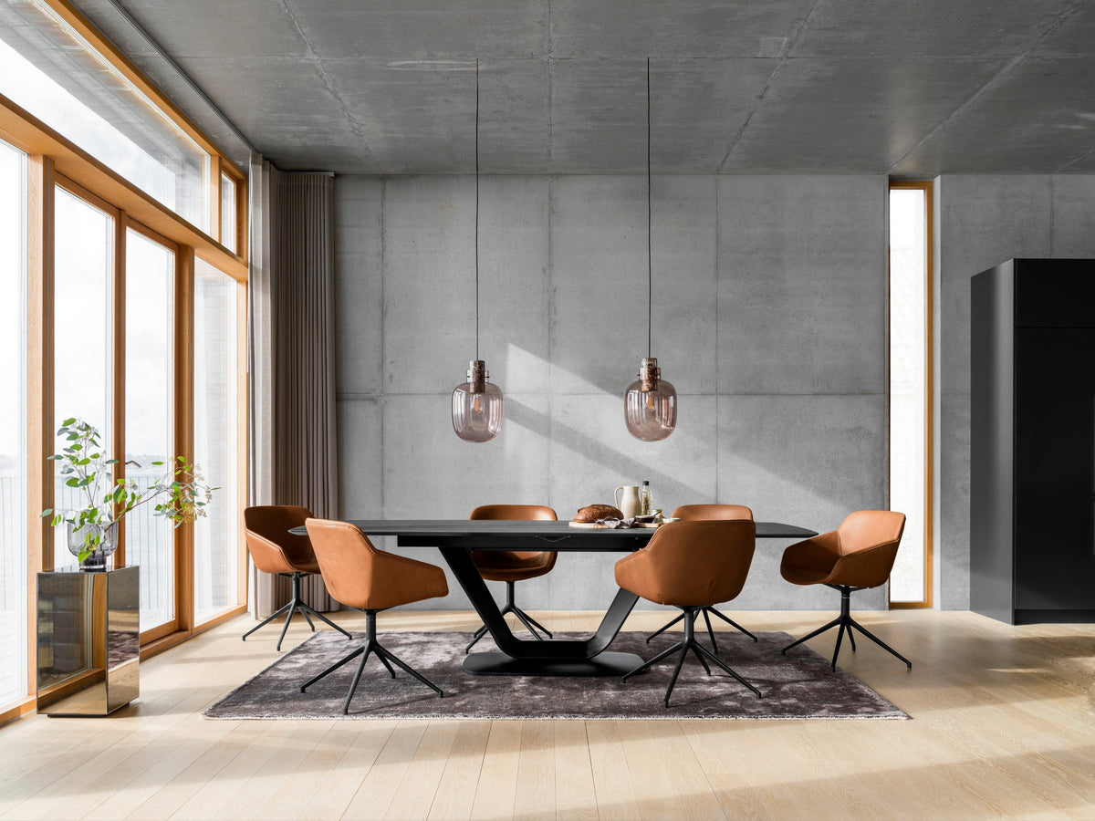 Masa dining extensibila BoConcept Alicante 183/263 cm — detaliu