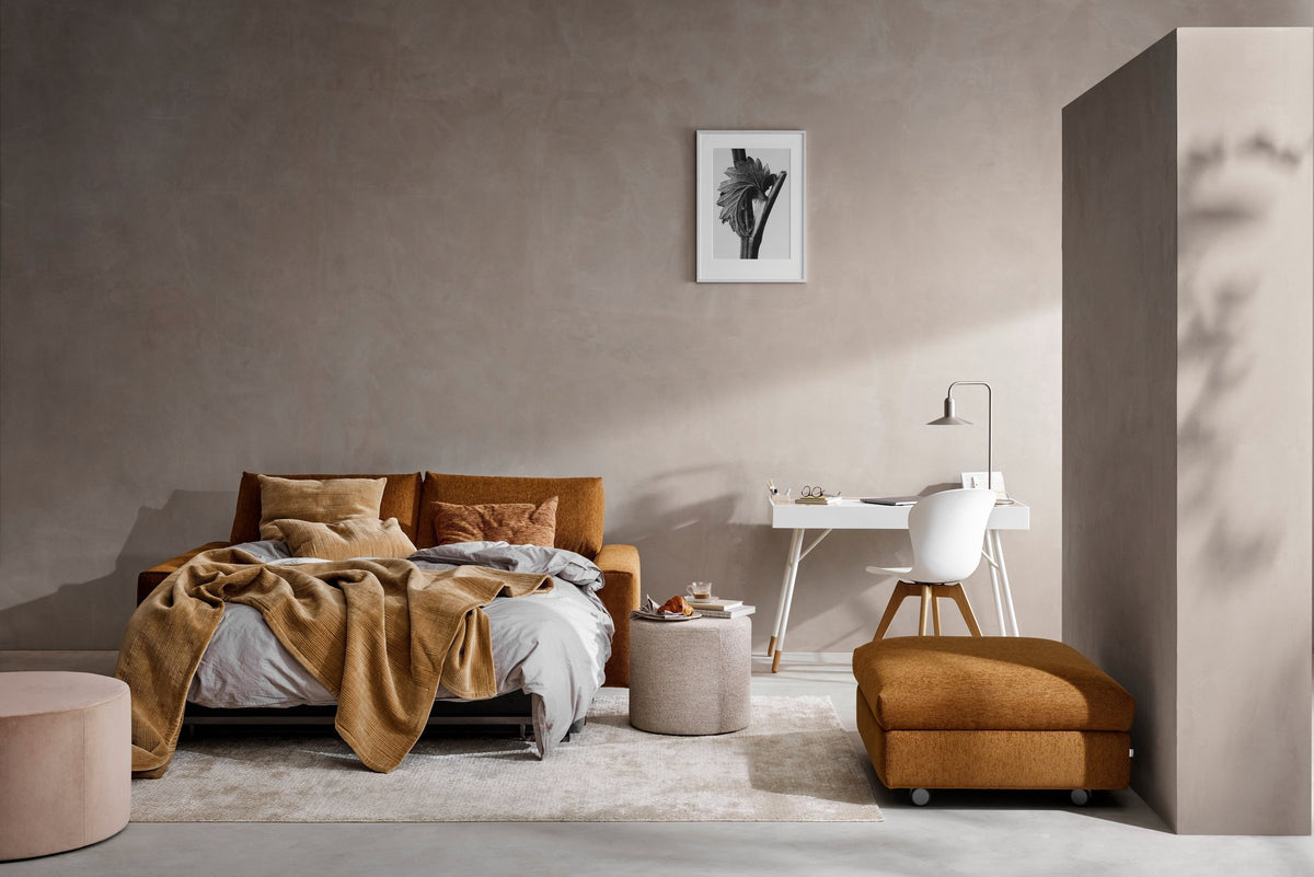 Taburet cu depozitare BoConcept Taylor, gri Tomelilla — detaliu