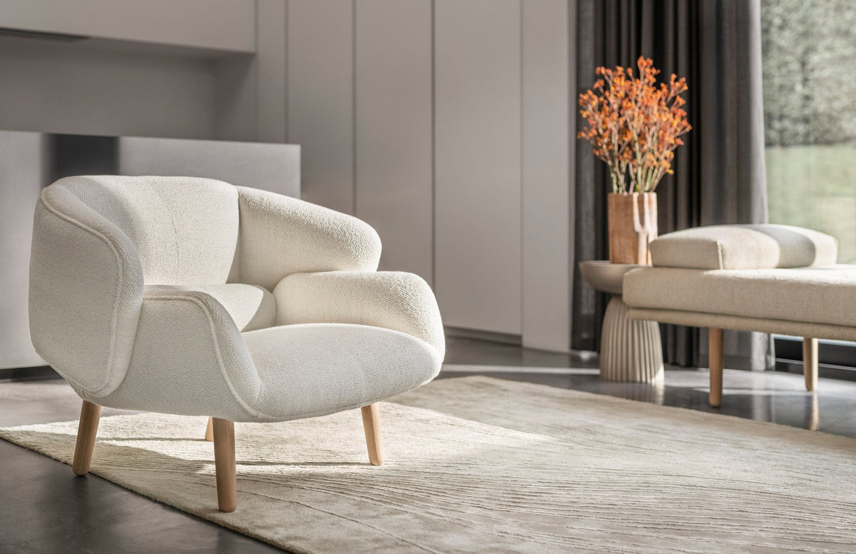 Taburet BoConcept fusion, gri deschis Frisco — detaliu