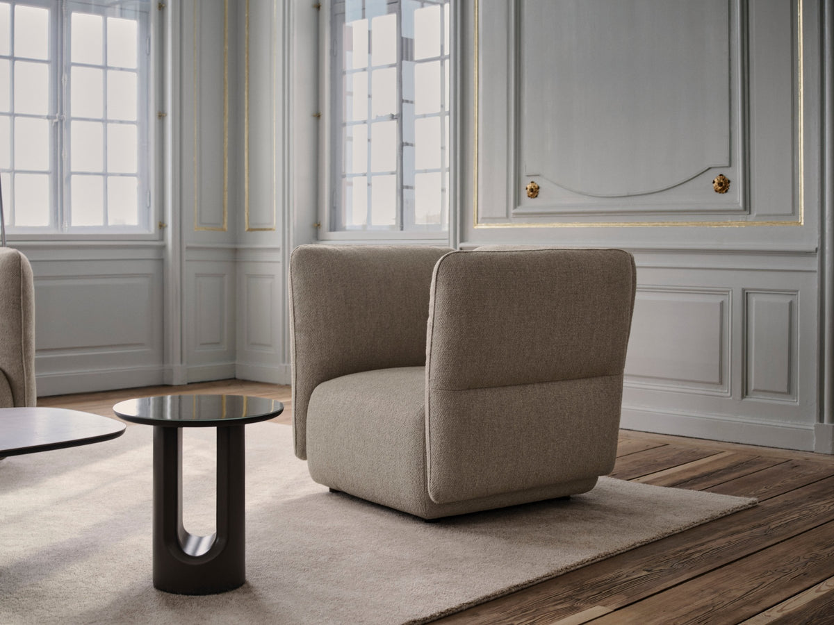 Fotoliu BoConcept Paraggi, tapițerie crem Treviso — detaliu