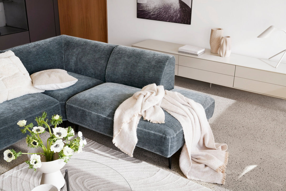 Comoda TV BoConcept Fermo 120 cm gri cenusiu — detaliu