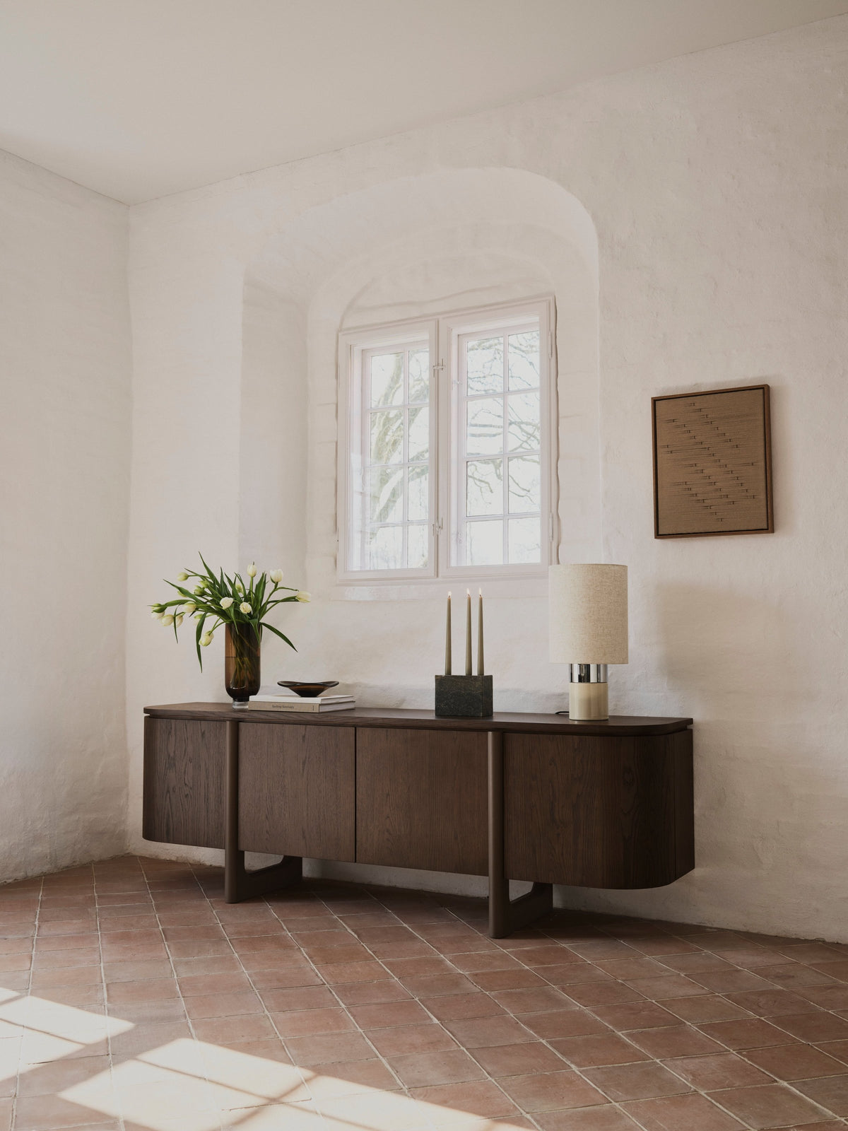 Bufet BoConcept Volterra 229 cm, stejar închis — detaliu