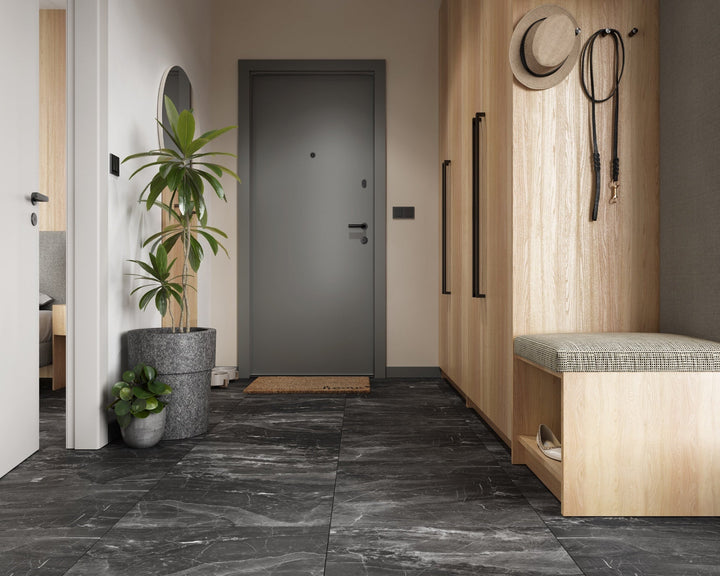 Pardoseala SPC Stone VOX 60x60 Dark Stone, 1 cutie 1.44 mp VOX Profile
