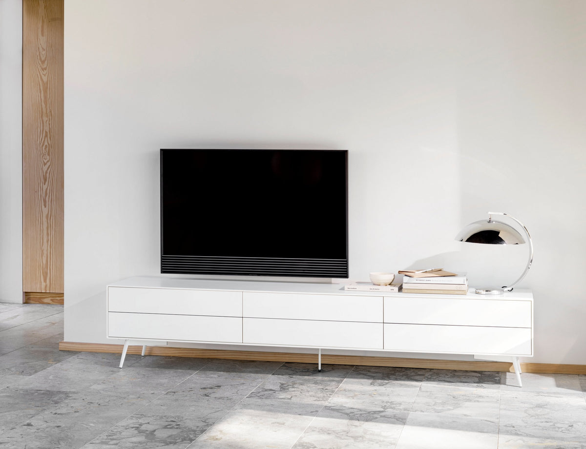 Comoda TV BoConcept Fermo 120 cm gri cenusiu — detaliu