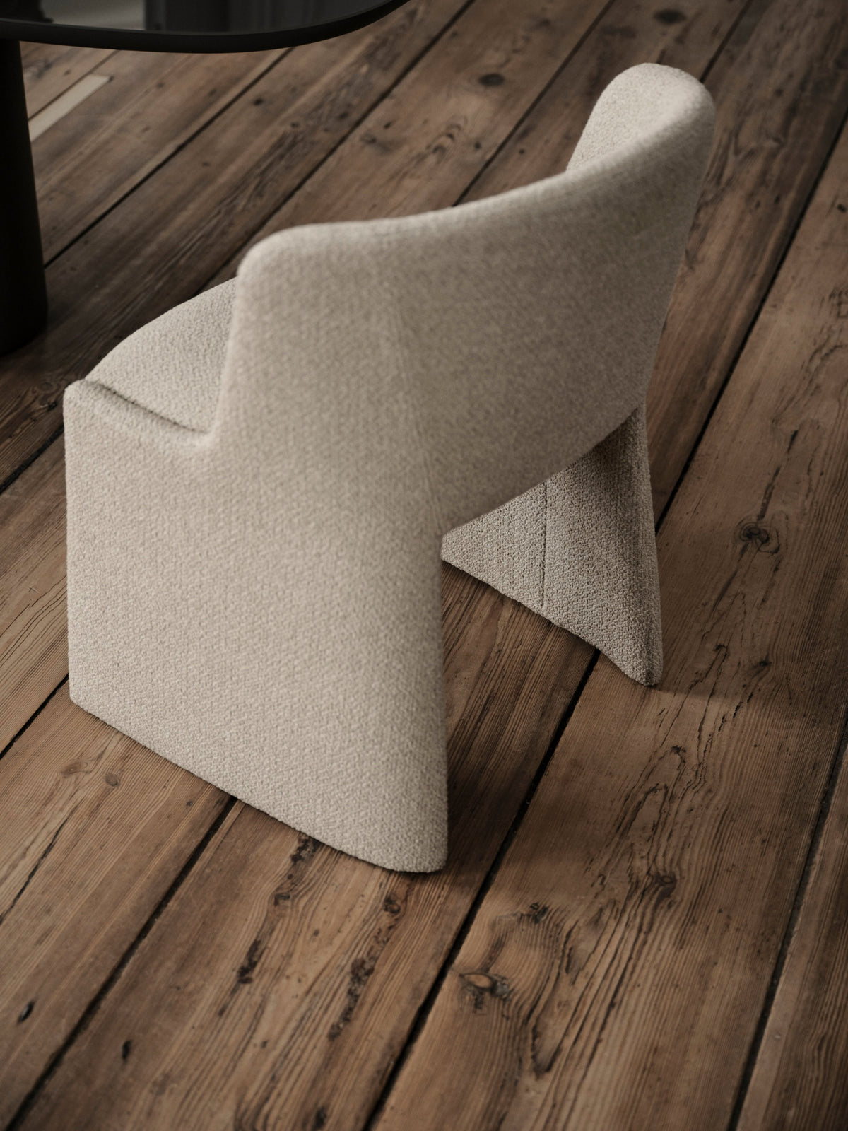 Scaun de dining BoConcept Volterra, tapițerie bej Rimini — detaliu