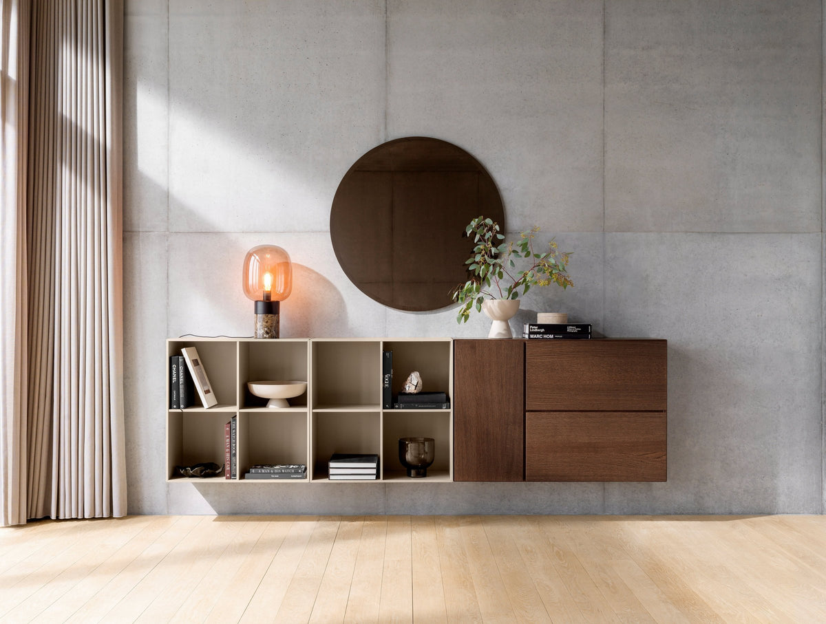 Sistem de perete BoConcept Lugano stejar inchis — detaliu