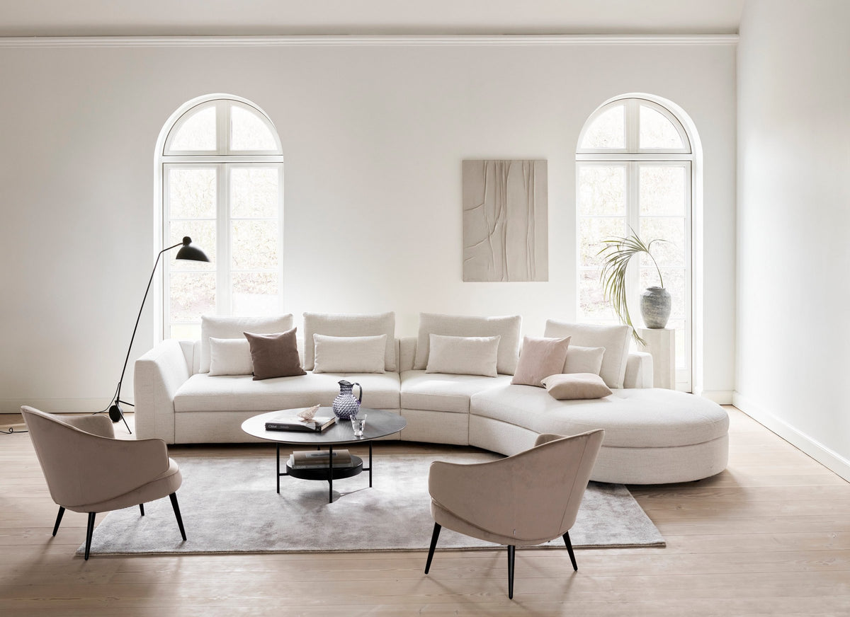 Taburet BoConcept Bergamo, alb Lazio — detaliu