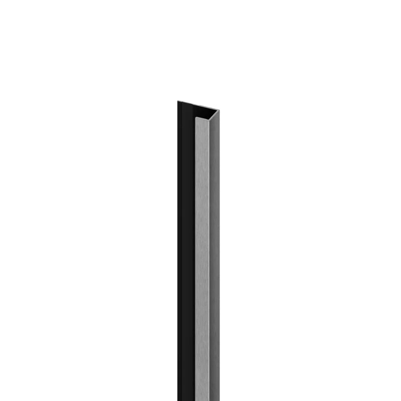 Profil J pentru panourile MPC Vilo, XL BRUSHED STEEL 300 cm, 1 BUCATA