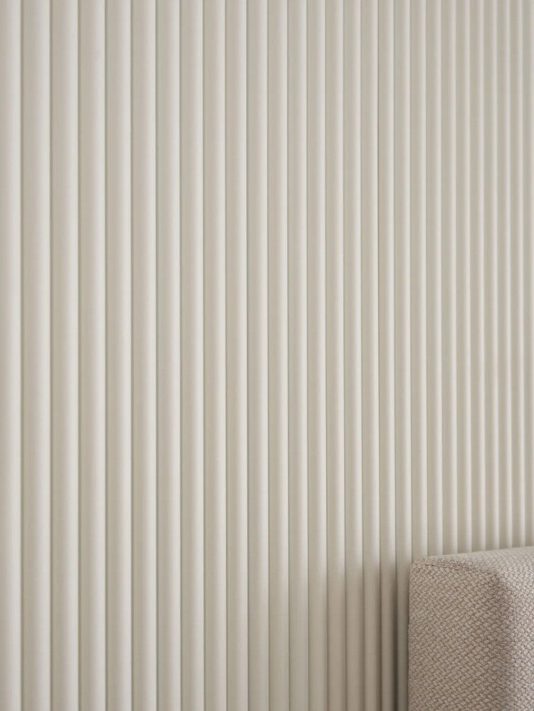 The Decorators: Riflaj decorativ Alb - Linerio XS -Line Oval - 1 buc
