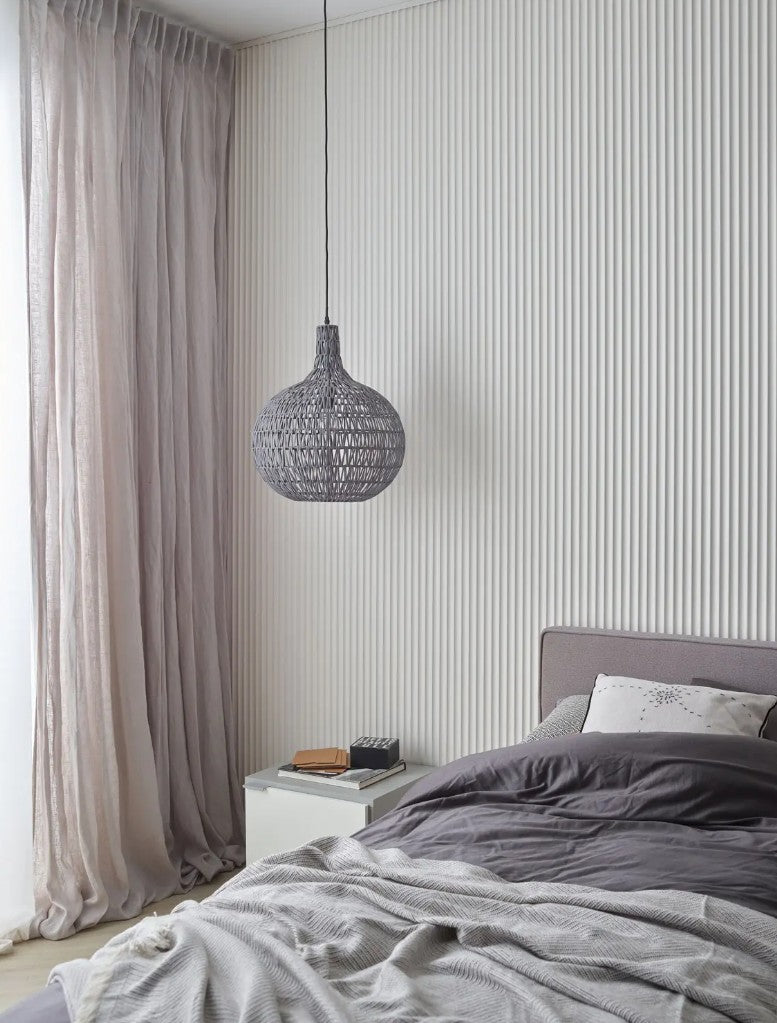 The Decorators: Riflaj decorativ Alb -Linerio XS -Line Wave- 1 buc