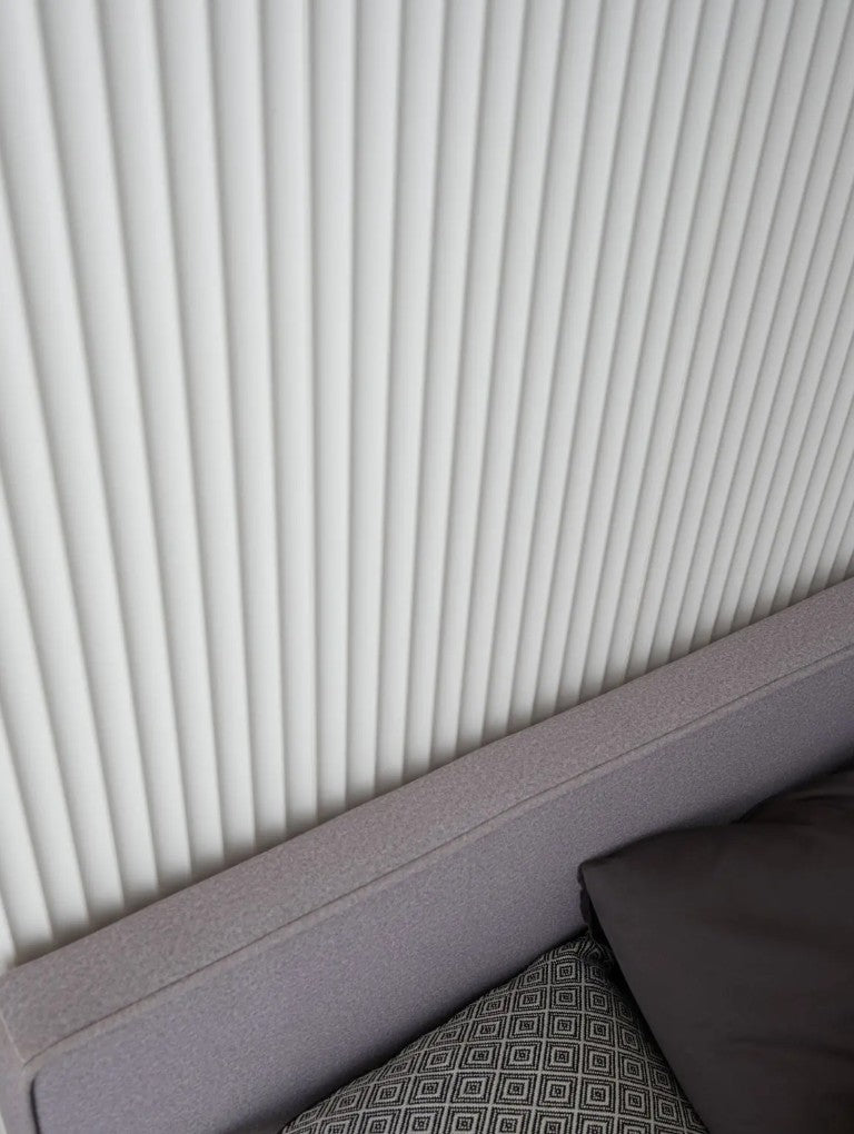 The Decorators: Riflaj decorativ Alb -Linerio XS -Line Wave- 1 buc