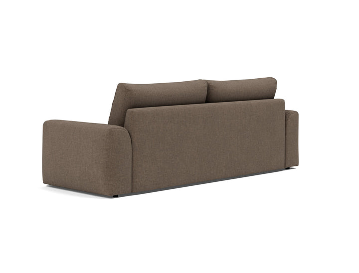 Canapea extensibila Norum cu brate masive Esina Cedar Brown 145x200cm