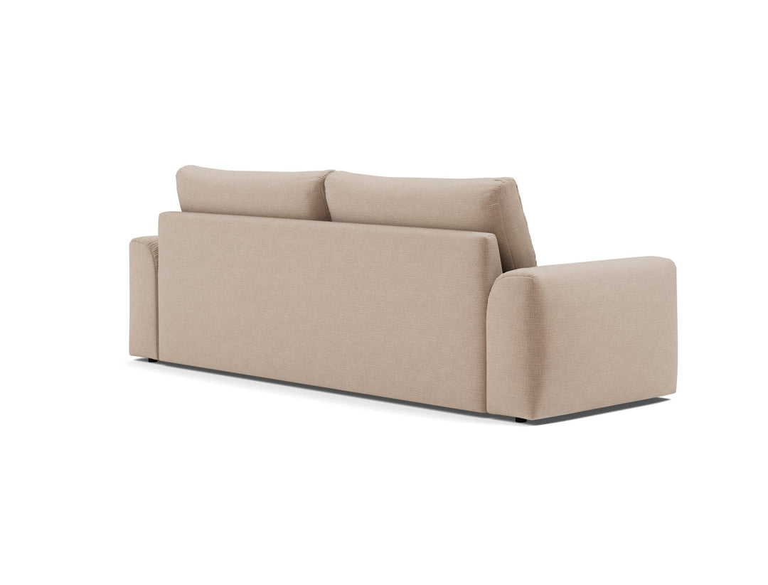 Canapea extensibila Norum cu brate masive Esina Mocha 145x200cm