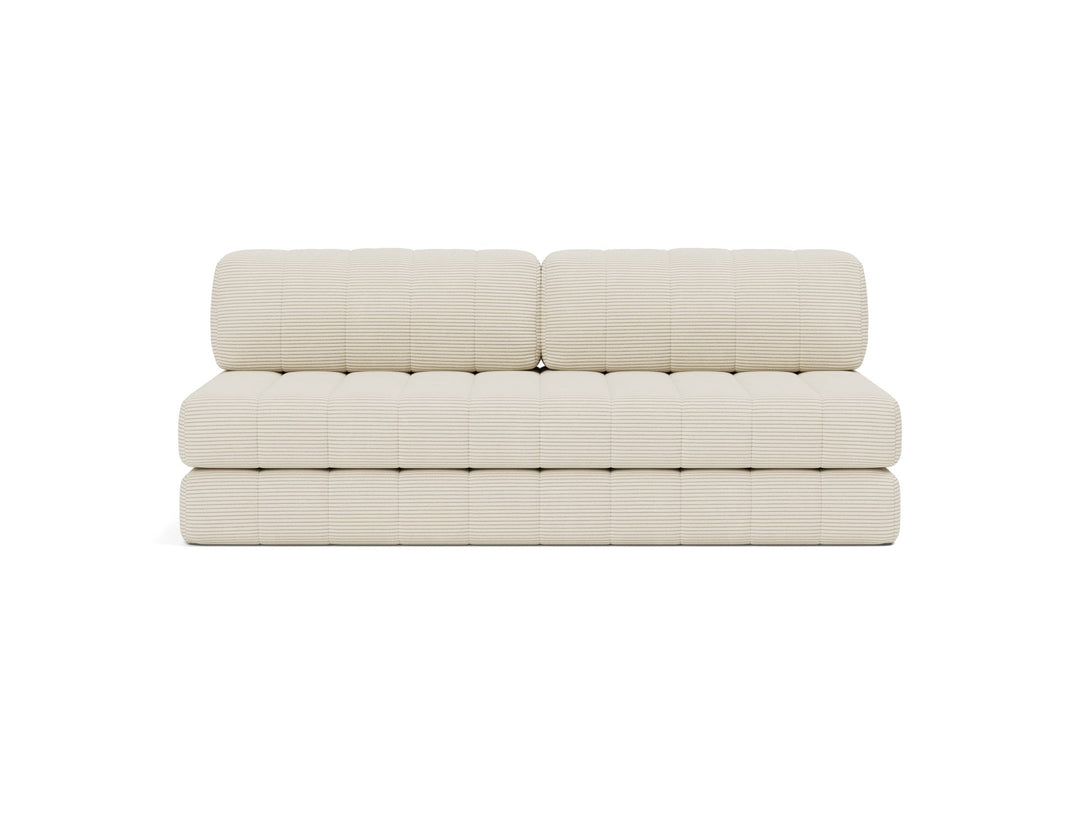 Canapea extensibila CozyPad Corduroy Ivory 208x208cm