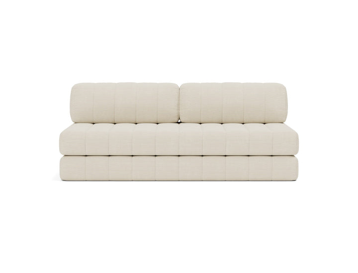 Canapea extensibila CozyPad Corduroy Ivory 208x208cm