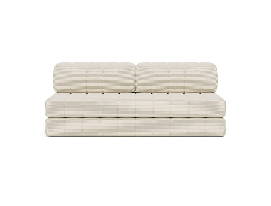 Canapea extensibila CozyPad Corduroy Ivory 208x208cm