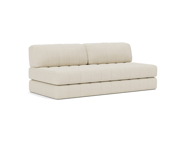 Canapea extensibila CozyPad Corduroy Ivory 208x208cm