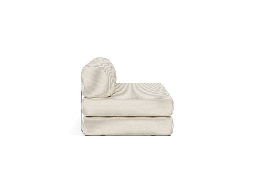 Canapea extensibila CozyPad Corduroy Ivory 208x208cm