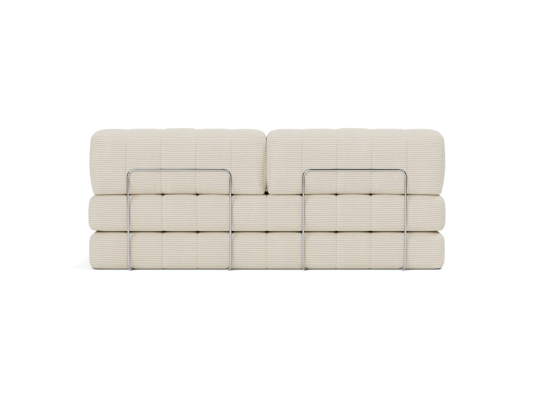 Canapea extensibila CozyPad Corduroy Ivory 208x208cm