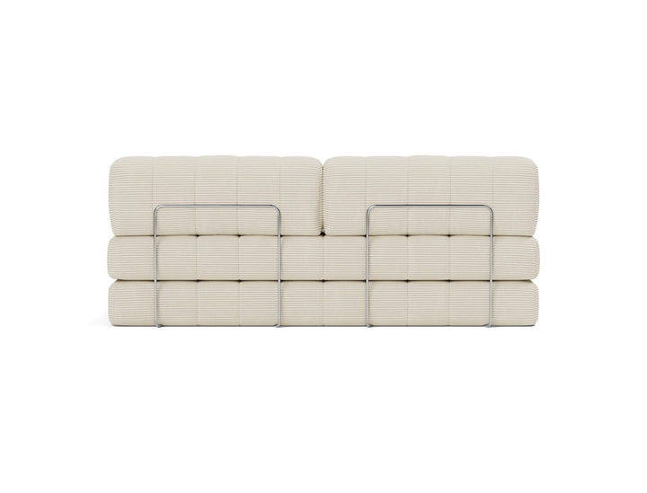 Canapea extensibila CozyPad Corduroy Ivory 208x208cm