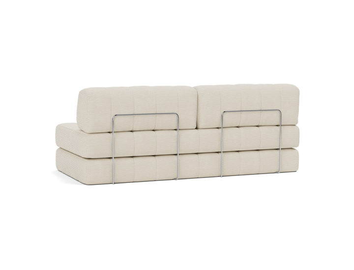 Canapea extensibila CozyPad Corduroy Ivory 208x208cm