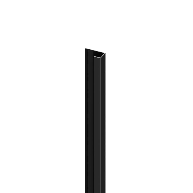 Profil J pentru panourile MPC Vilo, XL BLACK MATT 300 cm, 1 BUCATA