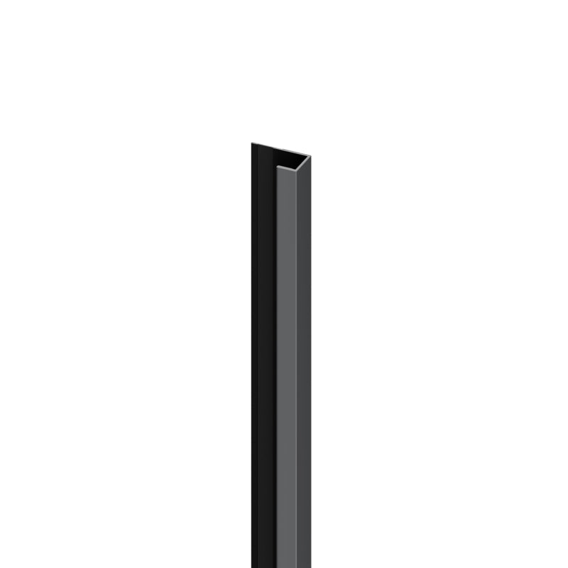 Profil J pentru panourile MPC Vilo, XL DEEP GREY 300 cm, 1 BUCATA