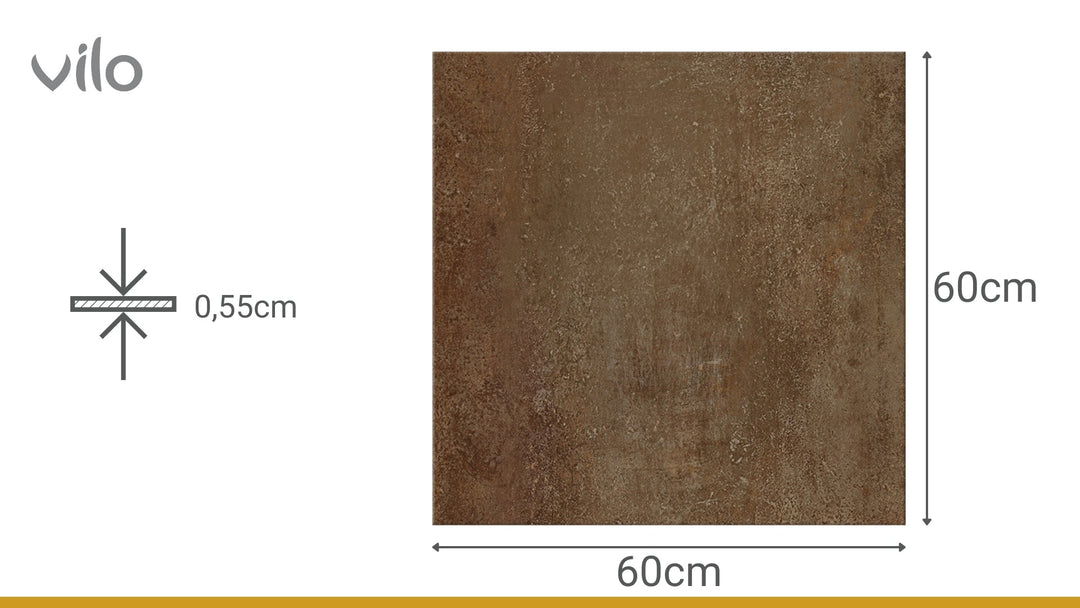 Pardoseala SPC Stone VOX 60x60 Rust 1 cutie 1.44 mp VOX Profile