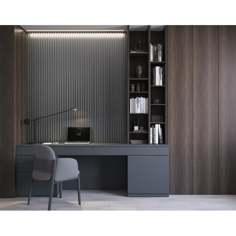 Riflaj decorativ MPC, M, BRUSHED STEEL 16 x 265 cm, 1 bucata