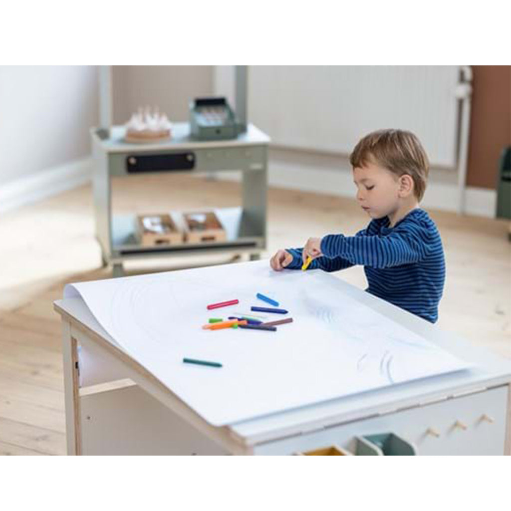 The Decorators: Set de joaca Flexa (Masuta + Scaun + Rola pentru desen)