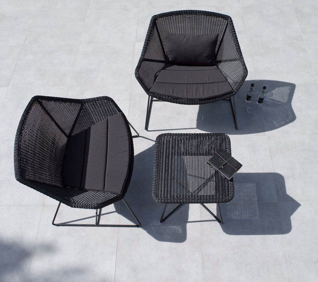 The Decorators: Fotoliu Cane-line Breeze negru