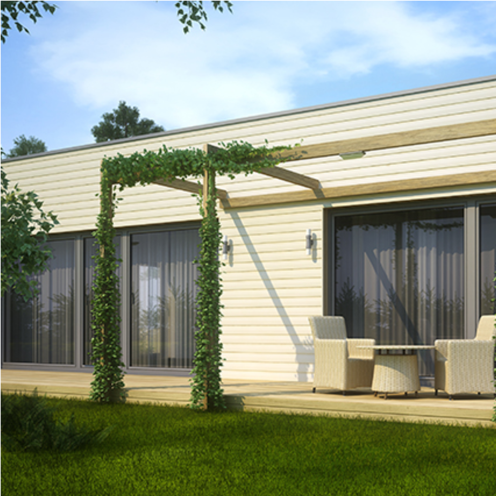 The Decorators: Lambriu pentru exterior siding vinil Vifront Unicolor Bej SV-01 (1 cutie/9.63 mp)