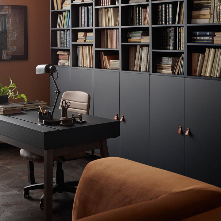 Birou indigo cu doua sertare -VOX Creative- 136x67x78 cm