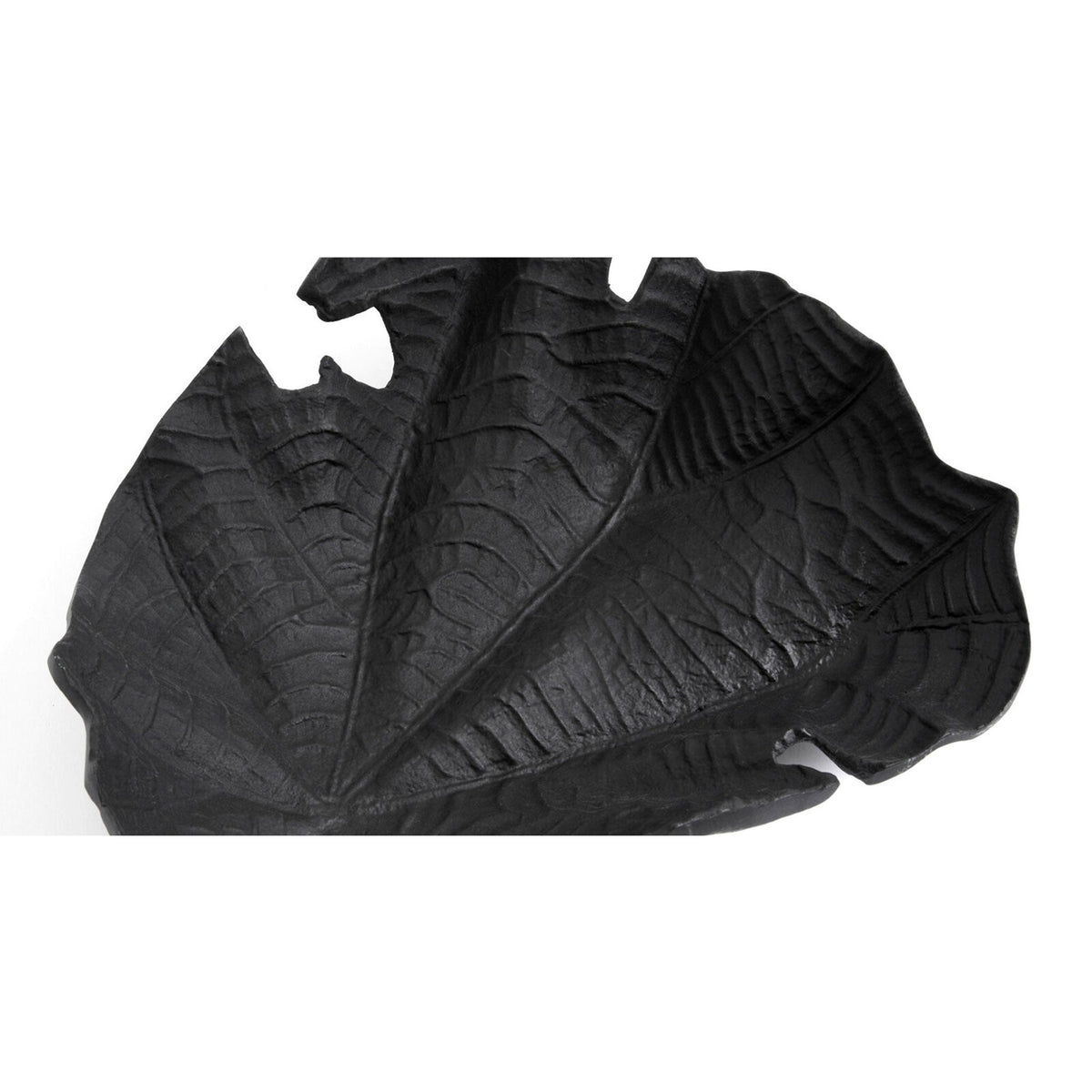 The Decorators: Sculptura BoConcept Velvet leaf, negru/25cm