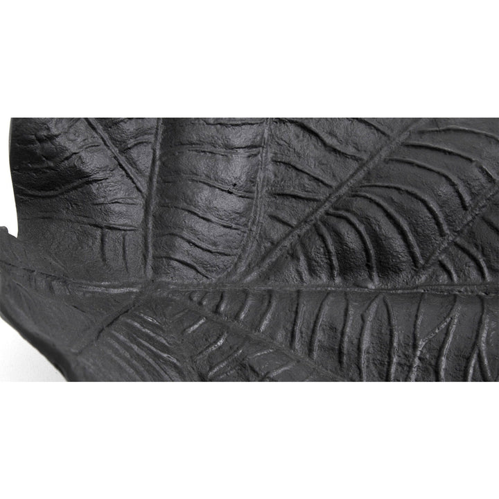 The Decorators: Sculptura BoConcept Velvet leaf, negru/40cm