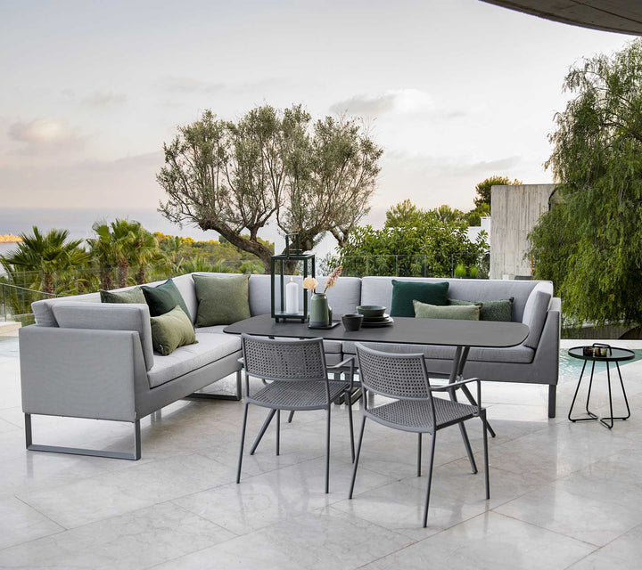 The Decorators: Canapea 2 locuri/modul dreapta de exterior Cane-line Flex