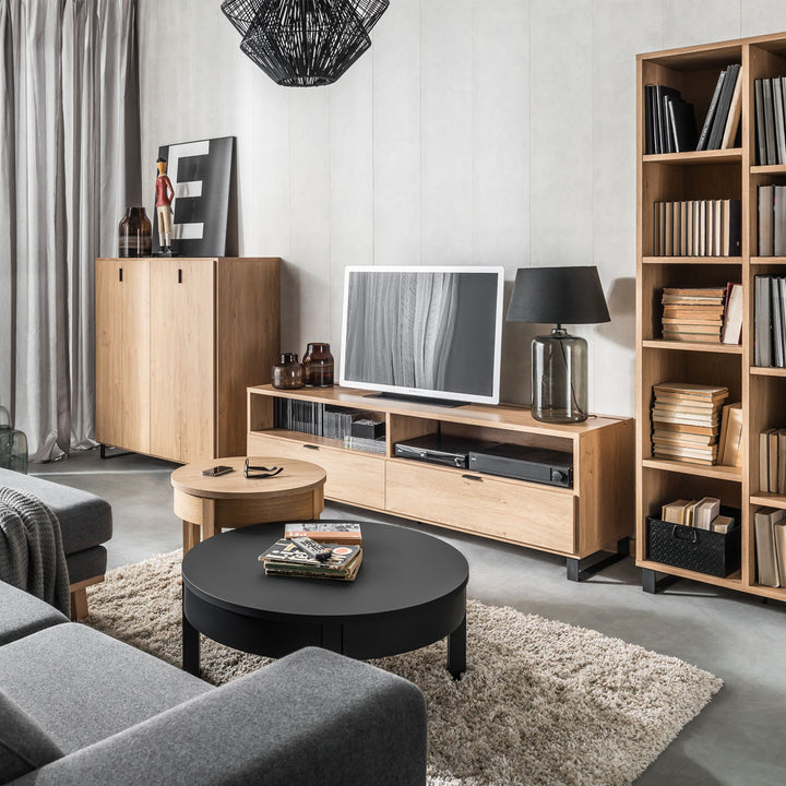 The Decorators: Comoda TV 180 cm cu sistem pentru accesorii VOX Simple