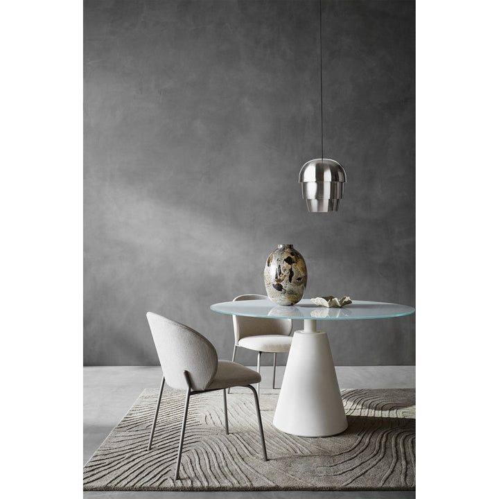 The Decorators: Sculptura decorativa BoConcept Velvet Leaf, alb/25cm