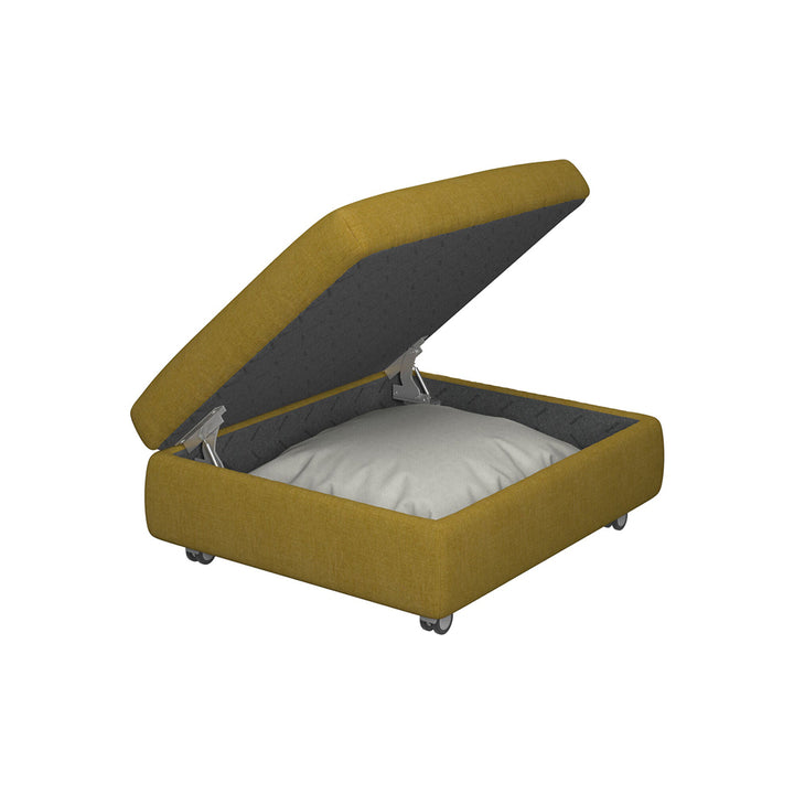 The Decorators: Taburet BoConcept Taylor cu depozitare si roti