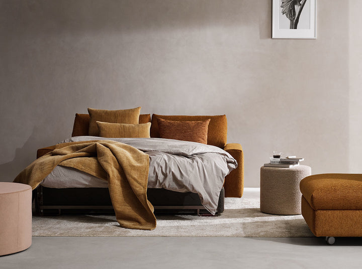 The Decorators: Taburet BoConcept Taylor cu depozitare si roti