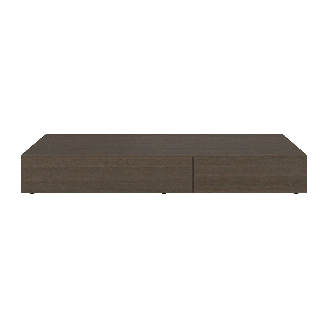 The Decorators: Comoda TV BoConcept Lugano 192x28cm, stejar inchis, cu usi simple si sertar