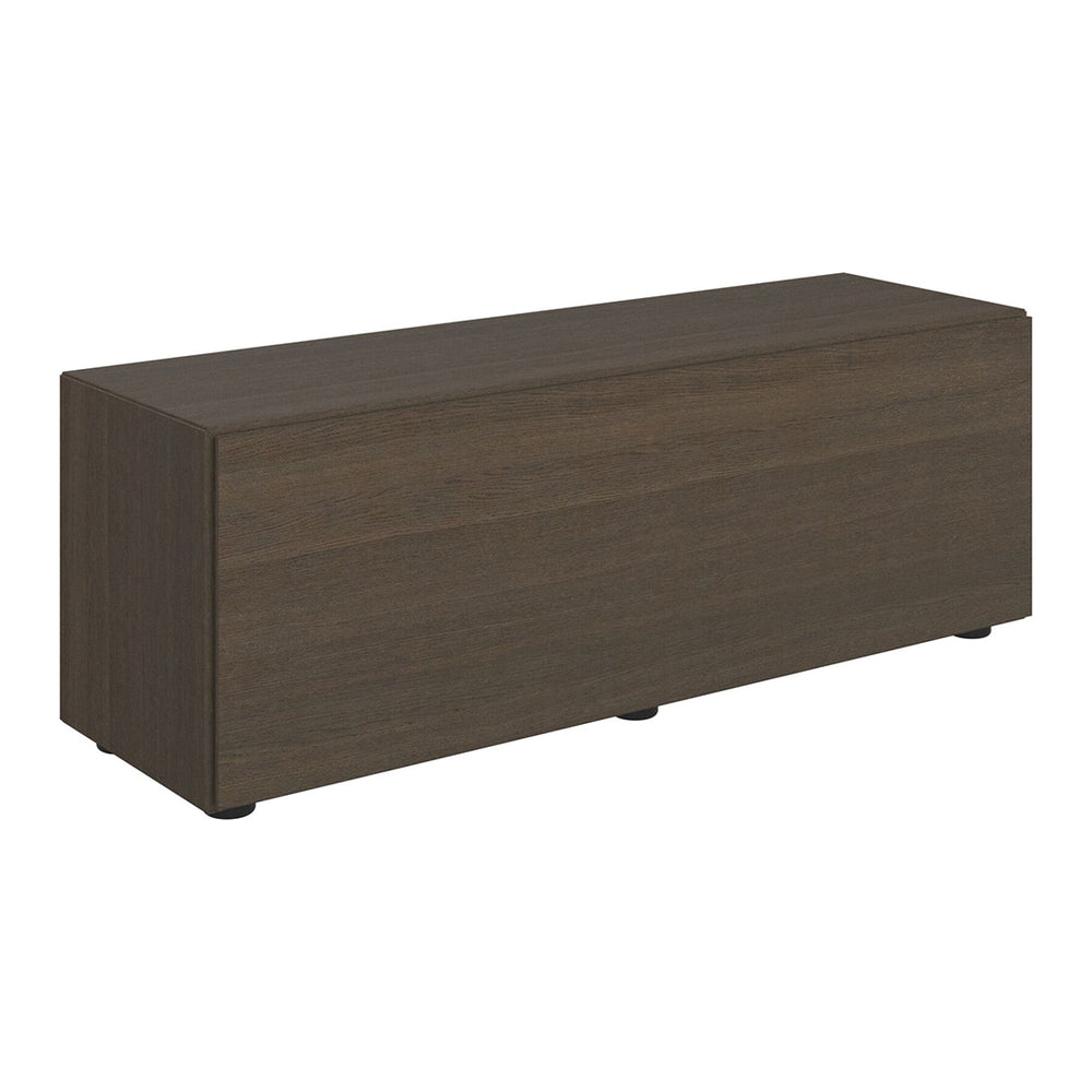 The Decorators: Comoda TV BoConcept Lugano 115x41cm, stejar inchis, cu o usa