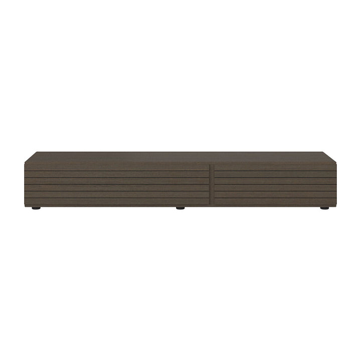 The Decorators: Comoda TV BoConcept Lugano 192x28cm, stejar inchis, usi cu model