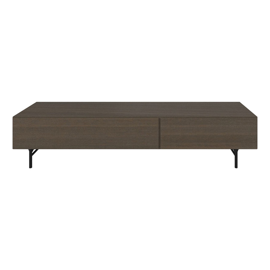 The Decorators: Comoda TV BoConcept Lugano 192x42cm, stejar inchis, usi simple