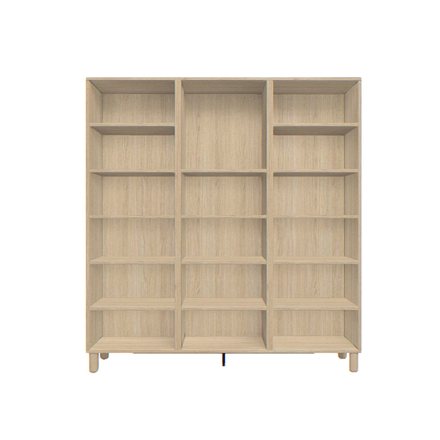 Biblioteca tripla stejar VOX Creative 136x35x146 cm