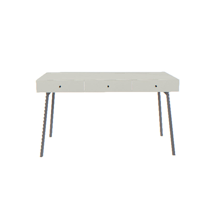 Birou gri cu picioare metalice -VOX Creative-  136x67x78 cm